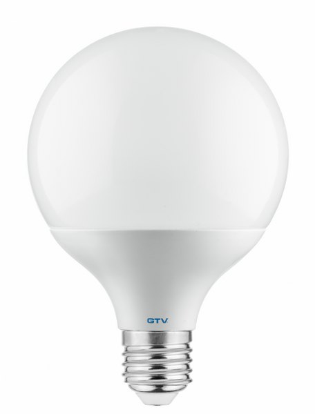 LED lemputė, G120 - GLOB, SMD 2835, 3000K, E27, 14W, AC220-240V,  RA80, 360*, 1250lm, 122 mA
