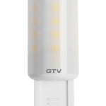 LED lemputė SMD 2835, plastic, 3000K, G9, 4W, AC 230V, 360*, 300 lm, 43 mA